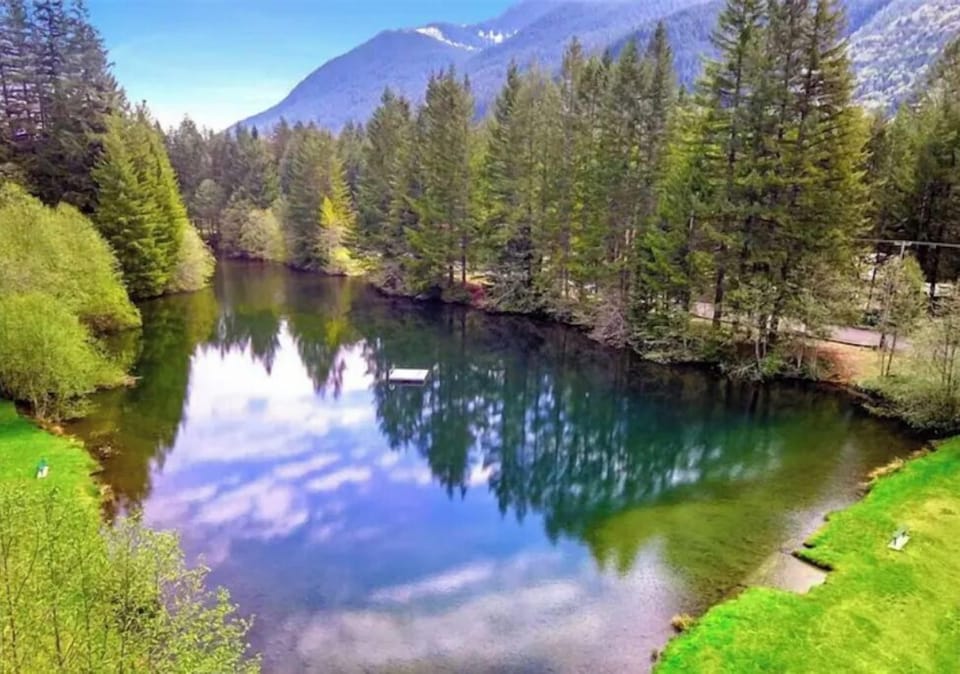 Enjoy a refreshing swim in the serene lake within our community! 