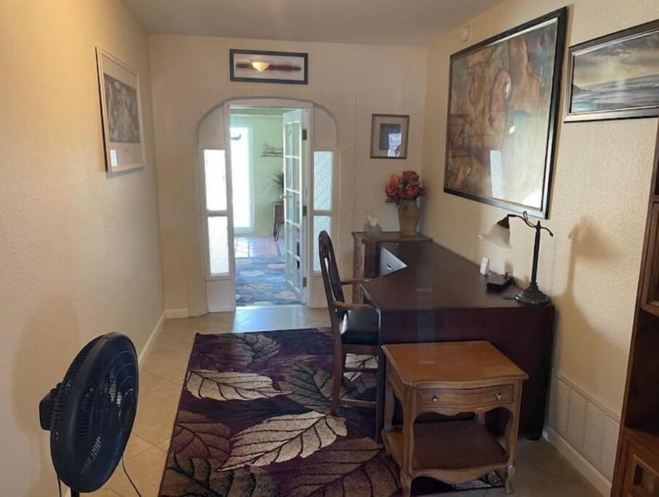 Work station with desk