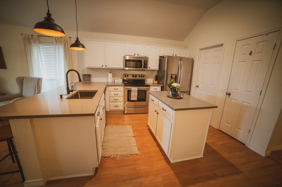 Fully loaded kitchen with everything you need to cook