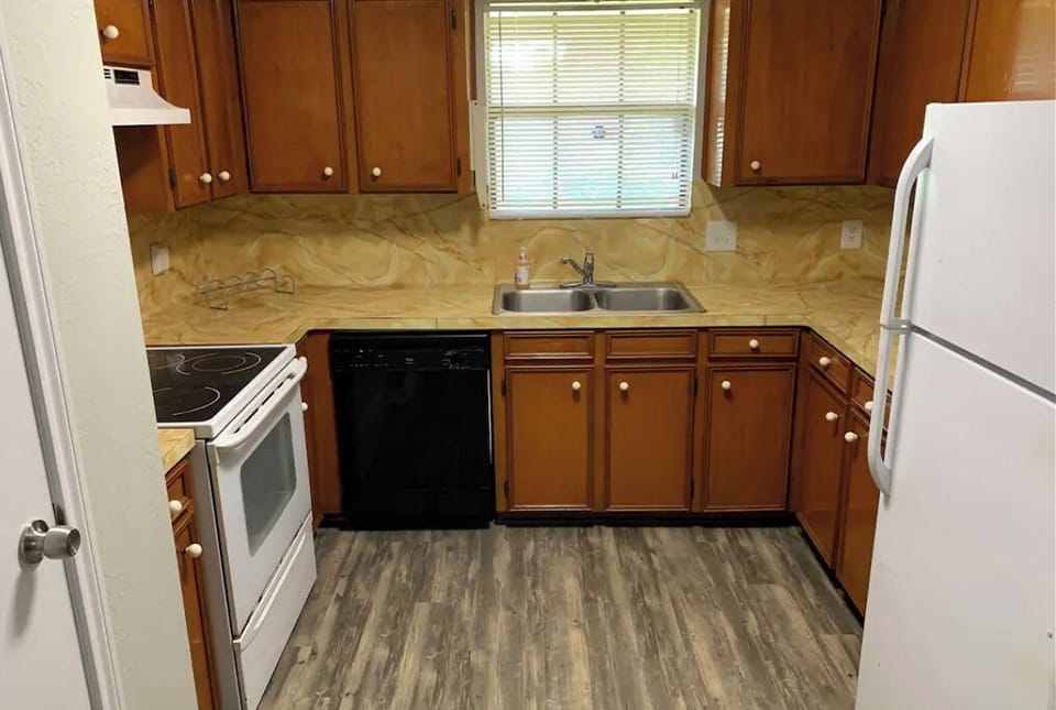 Large open kitchen.