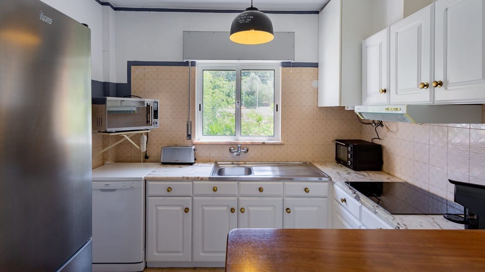 Kitchen with all key amenities you need  #algarve #airbnb #portugal