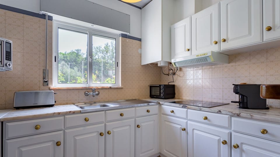 Kitchen with all key amenities you need  #algarve #airbnb #portugal