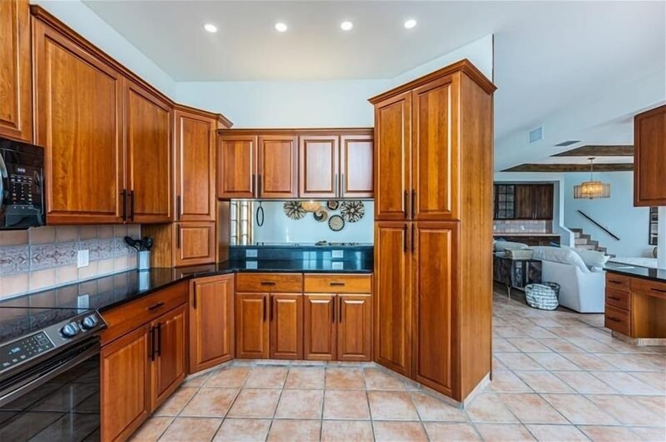 Cabinet cut outs to dining table