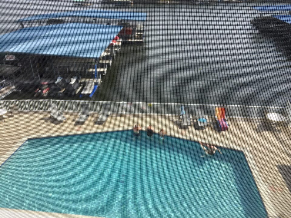 Heated swimming pool