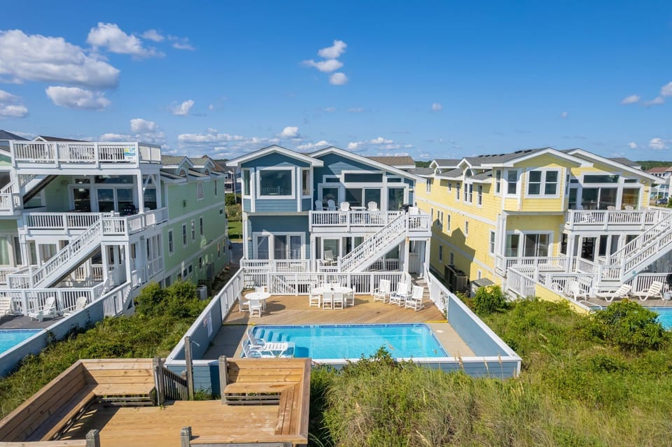 NH145: One Of These Nights | Back Exterior Pool and Dune Deck