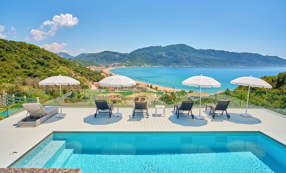 Villa Euphoria Apt 2 Afionas Corfu Swimming Pool