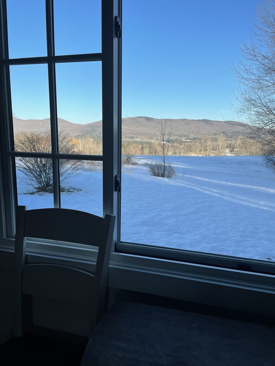 View from living room