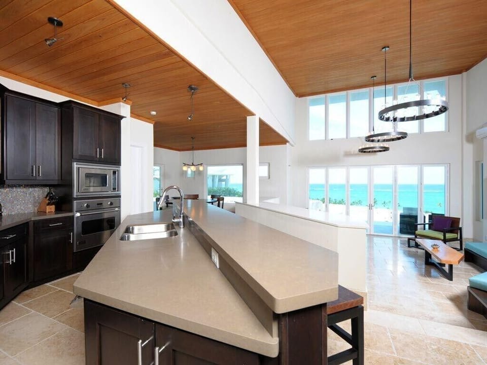 Kitchen and View