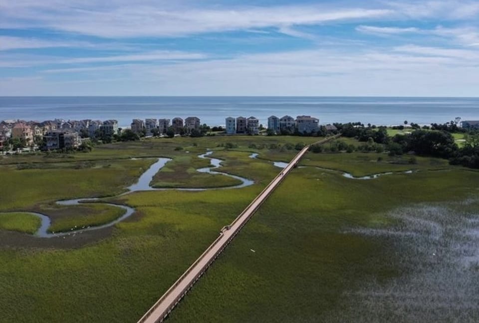 Aerial View of Boardwalk 