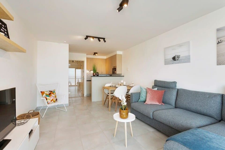 Living room with dining area