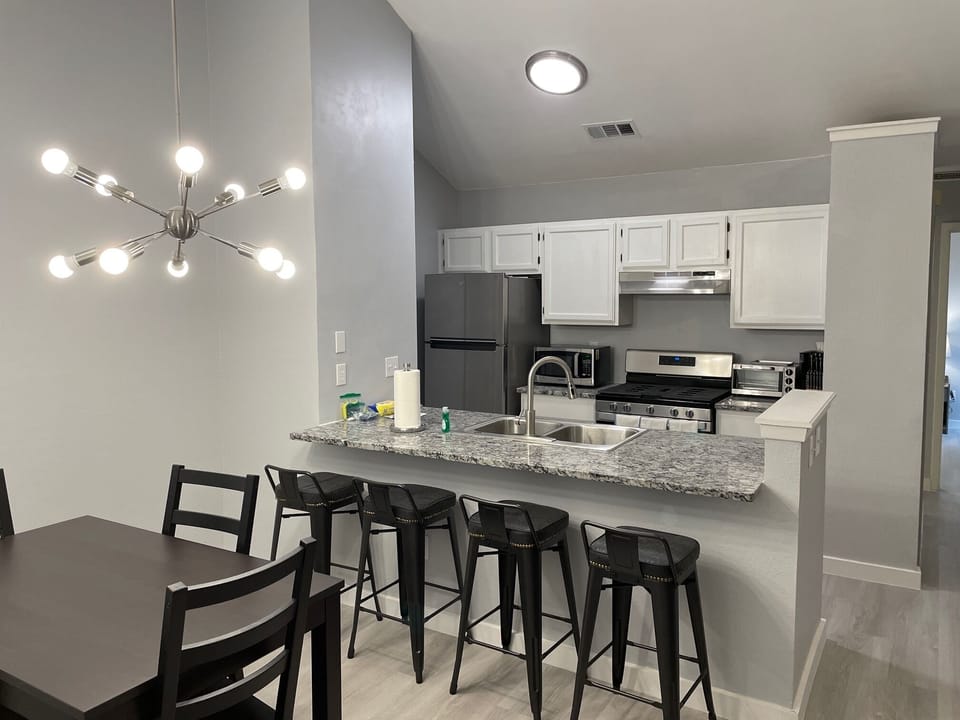 Opened concept kitchen/dining room