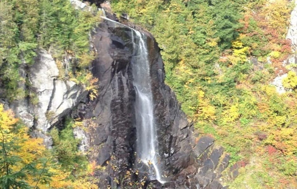 HIking nearby at OK Slip Falls 
