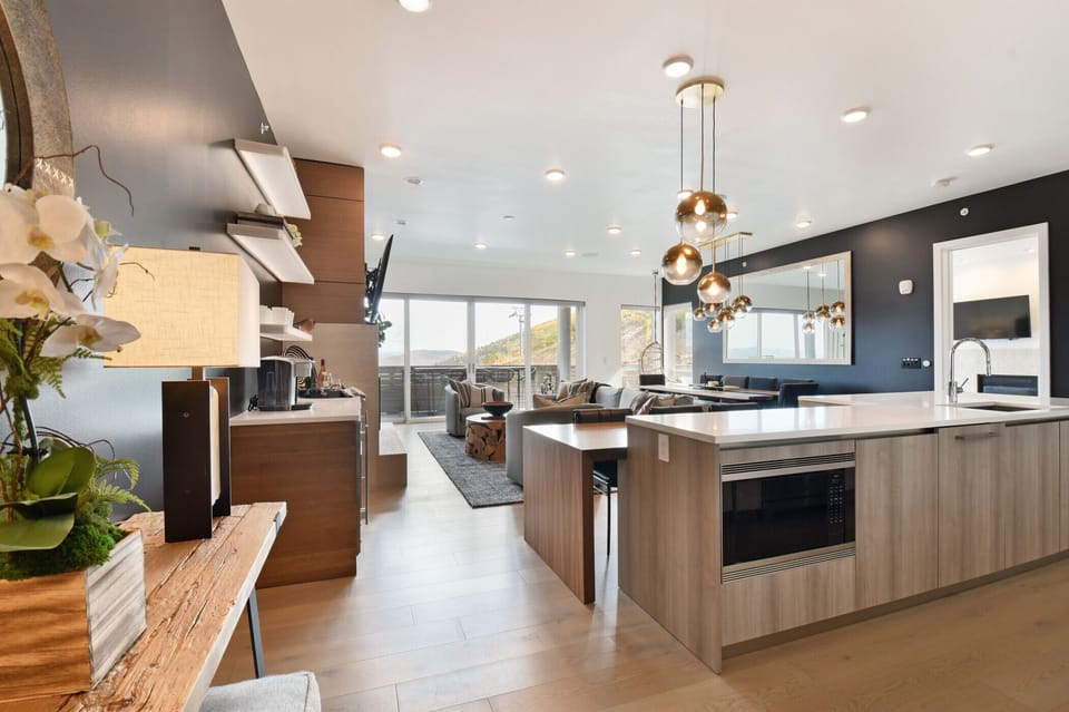 Beautiful Kitchen Open to Living Area
