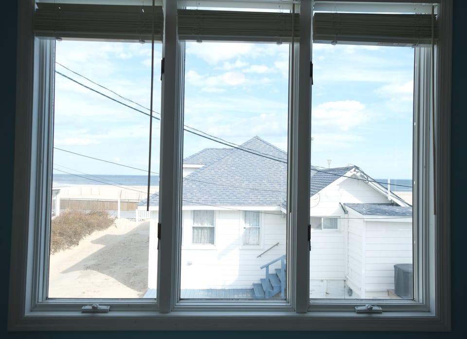View from master bedroom window 