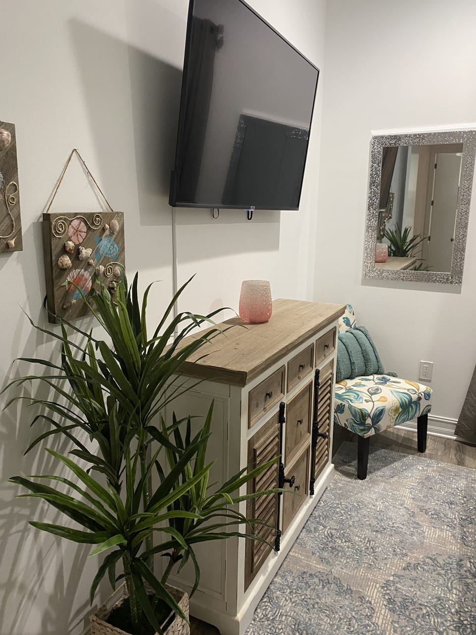 Smart TV in Queen Bedroom 