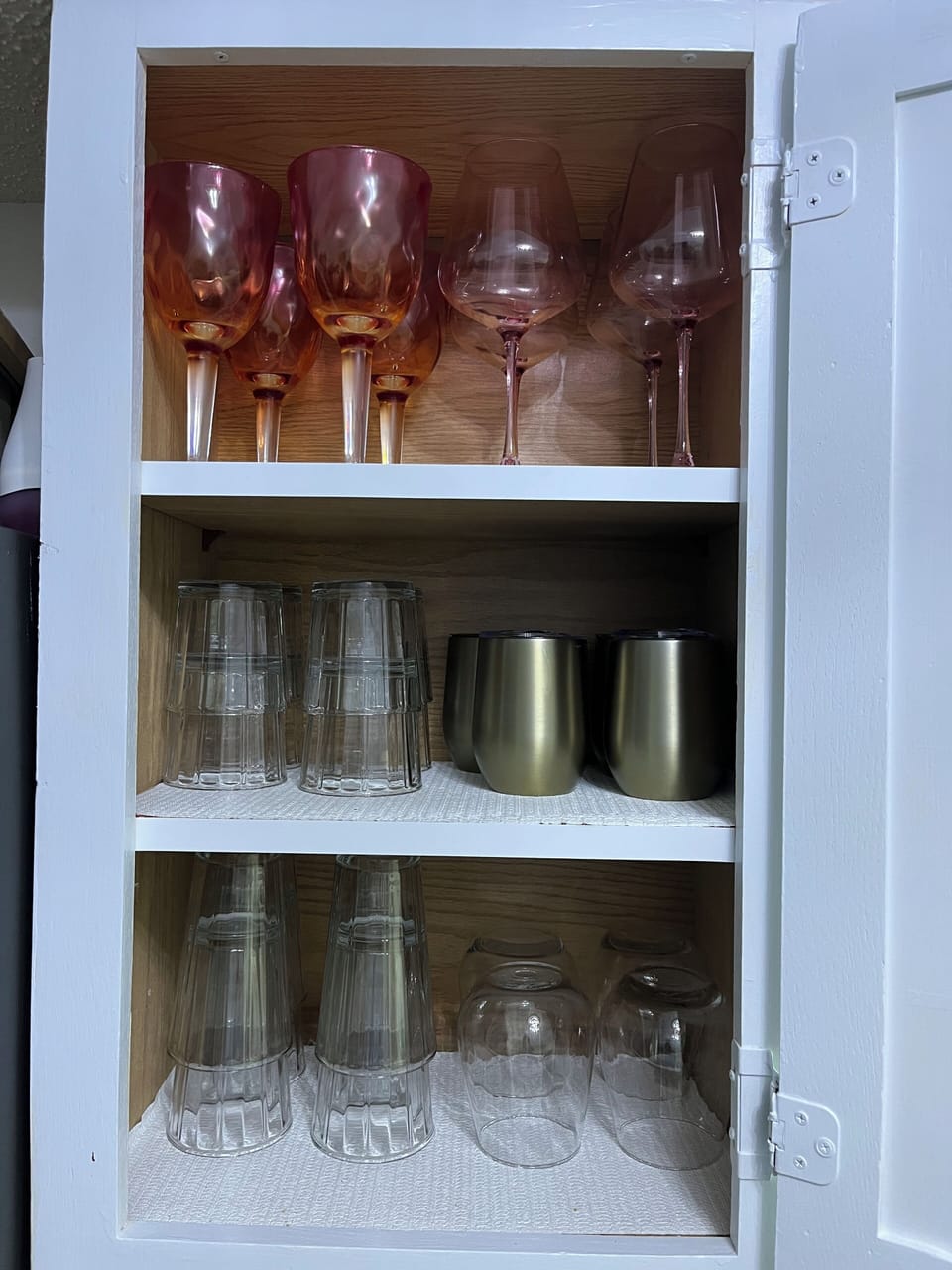 Upscale dining and glassware.