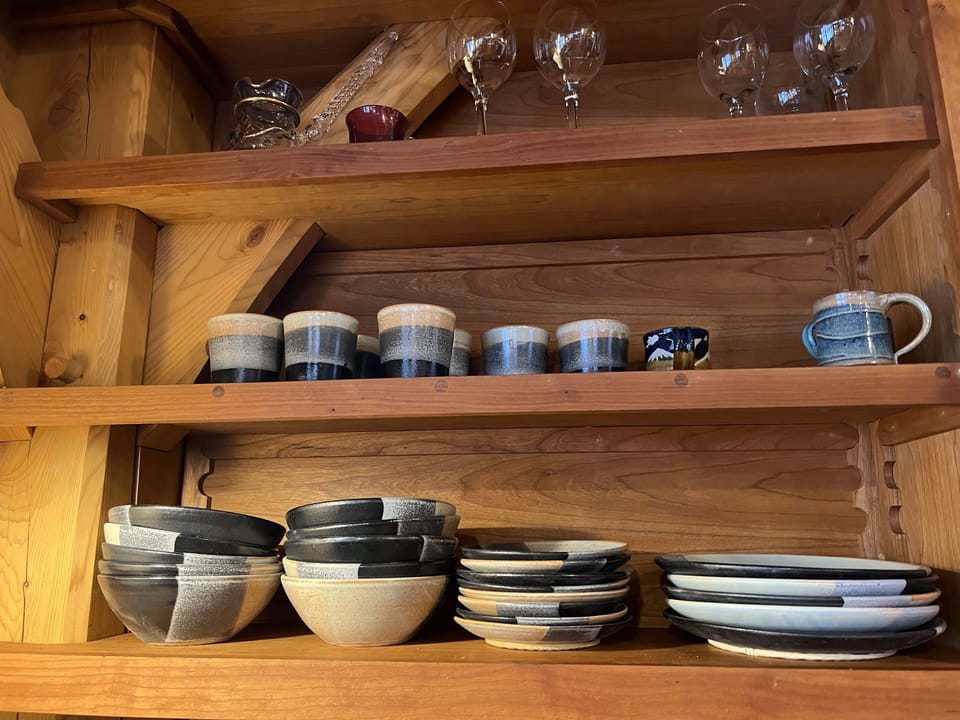 Pottery from a local artist 