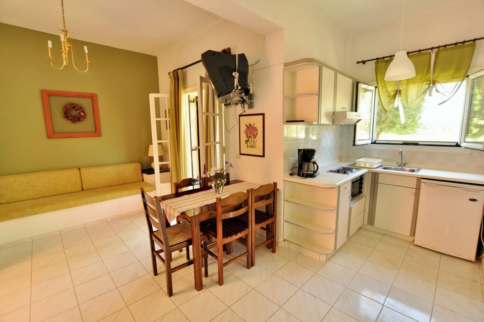 A basic kitchenette can be found in each apartment, ideal for light meals