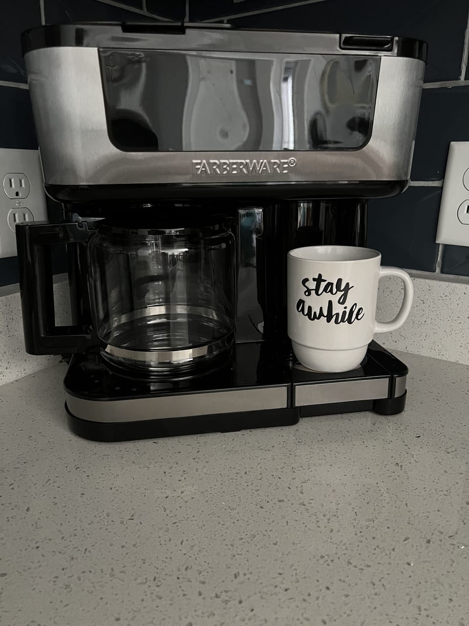 You can enjoy both  k cups or a cup of fresh brewed