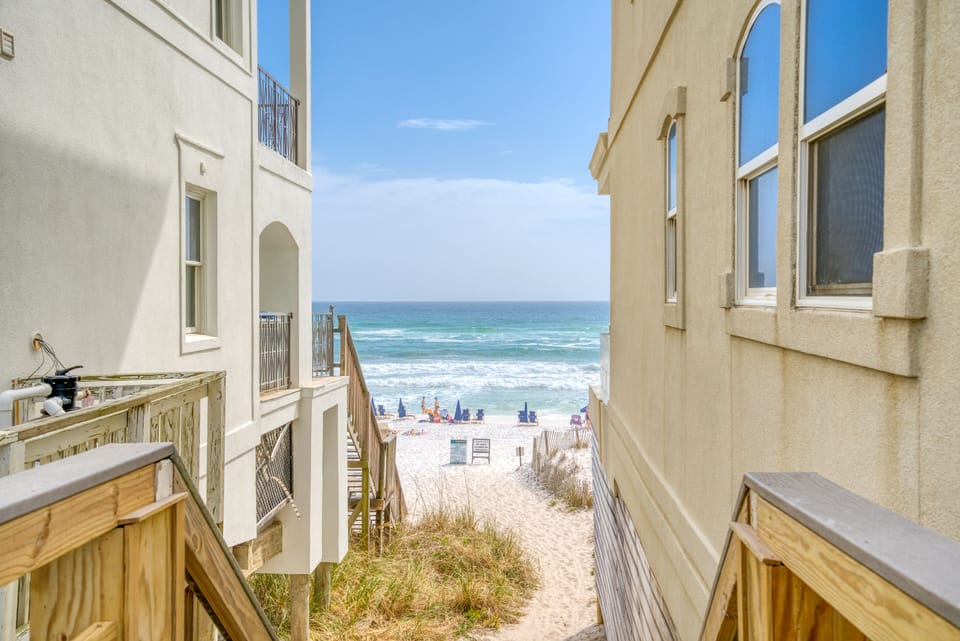 Private Beach Entrance