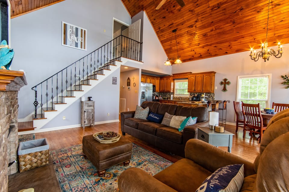 View of main floor.