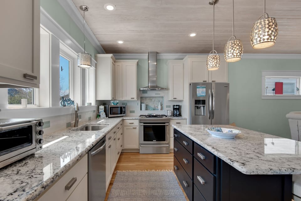 Beautiful kitchen is ready for your chef
