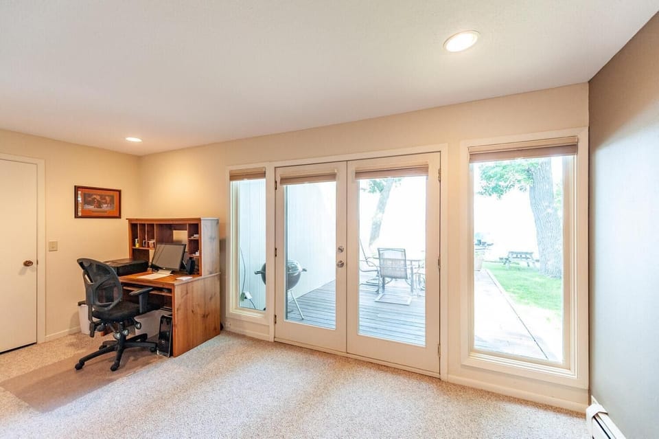 Master bedroom lake view