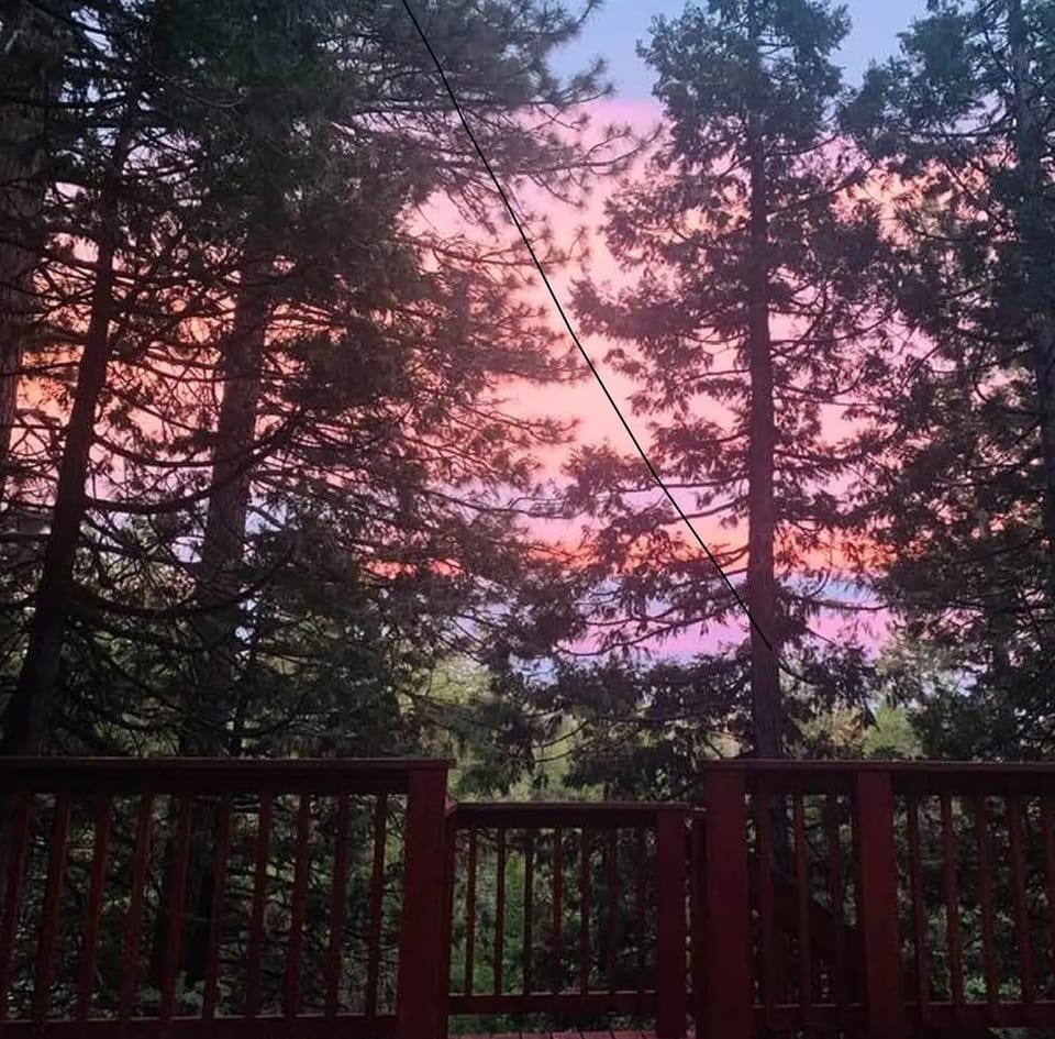 Beautiful Sunset Photo From Sugar Bears Deck! Absolute Peace! 