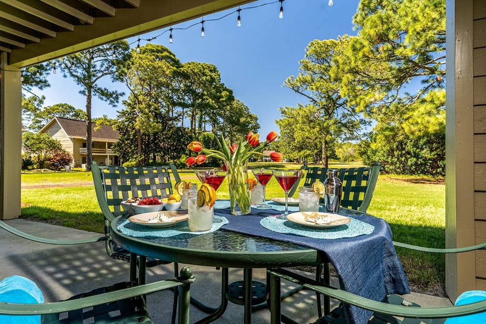 Dine Alfresco ~ Perfect Place to Unwind Prior to Dining In or Out ~ Overlooking 17th Hole