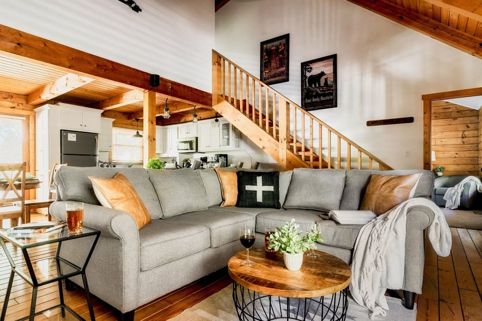 Make yourself at home - Sink into the comfy couch and relax