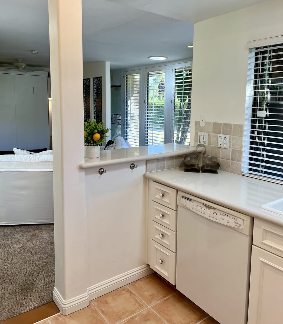 Kitchen Looking Out to Living Area