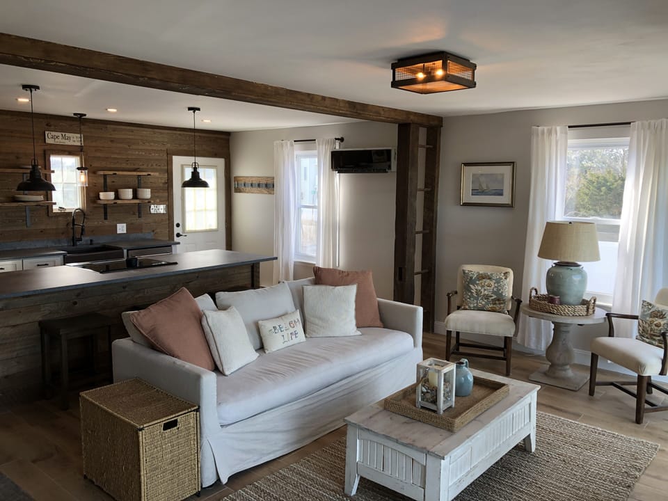 Living room with sleeper sofa