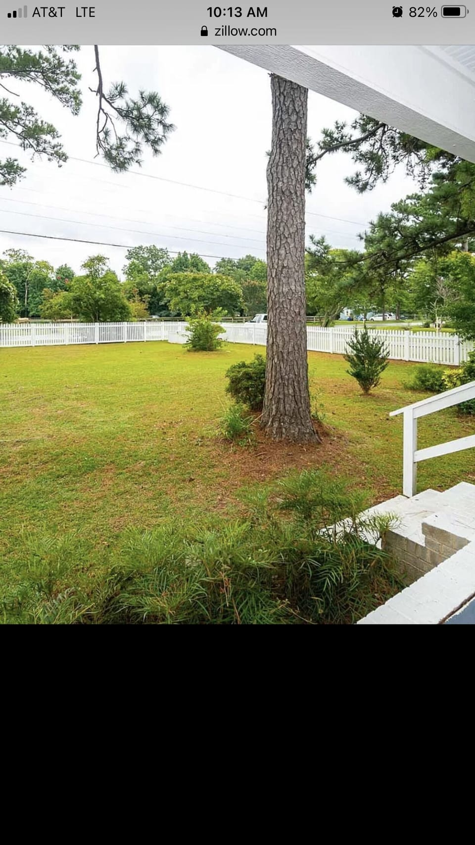 View from front porch