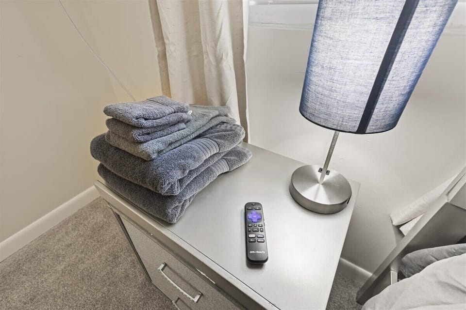 Amenities included for your stay are a pack-'n-play and towels. 