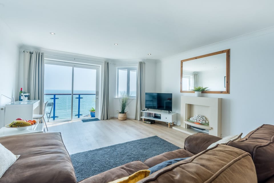 Front row sea views from the living room
