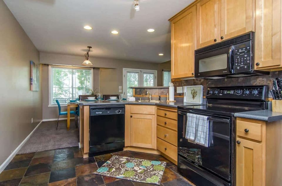 Full kitchen with supplies in Union Grove home