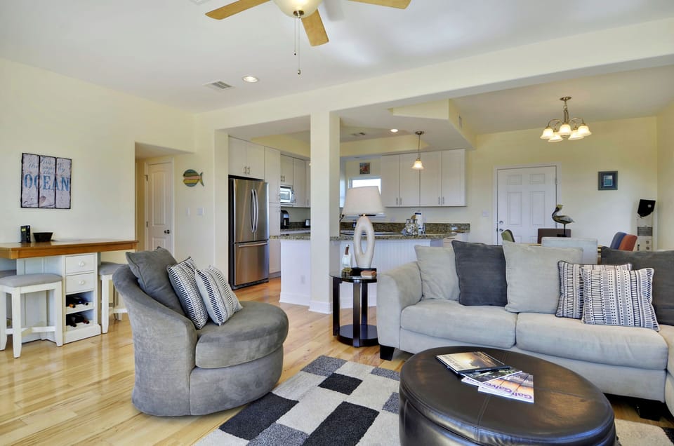 Gather in the Living Room For a Movie Night! - Pop a few bowls of popcorn, put a movie in, and settle in for a fun family night. The TV keeps the group entertained any time of year!