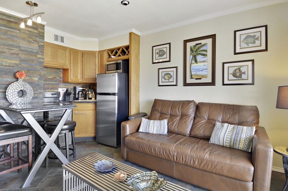 Relaxation - Settle into the comfortable living room furniture, make plans for the day, and enjoy spending time with friends and family.