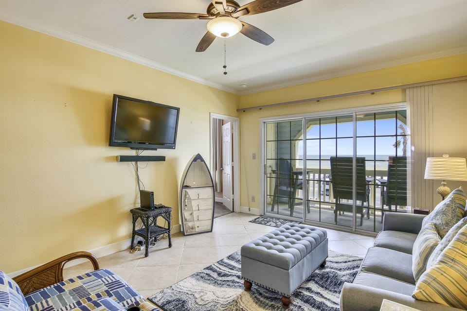 After The Sun Has Set, Relax with Some TV - After a day on the beach, turn on the TV and catch up with your favorite TV shows and movies.