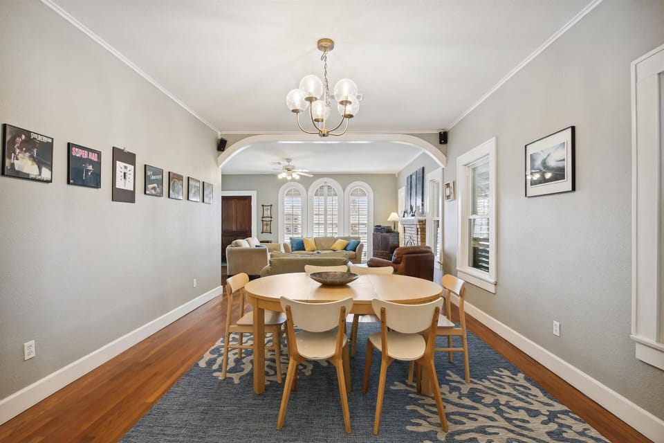 Stay Connected - With the dining table conveniently located next to all of the action, it's easy to stay engaged with friends and family while grabbing a quick bite to eat.