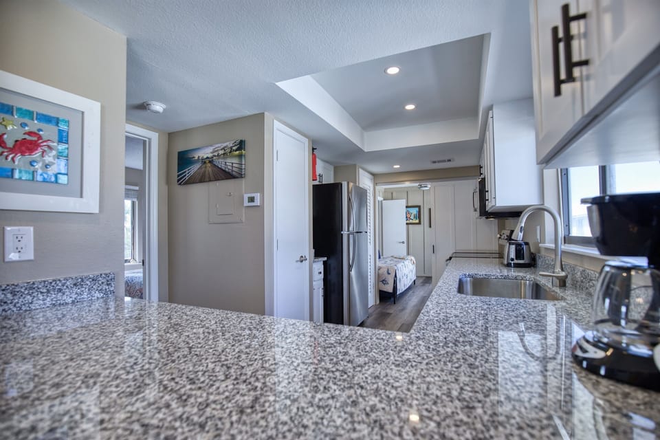 Brand new kitchen with fresh paint