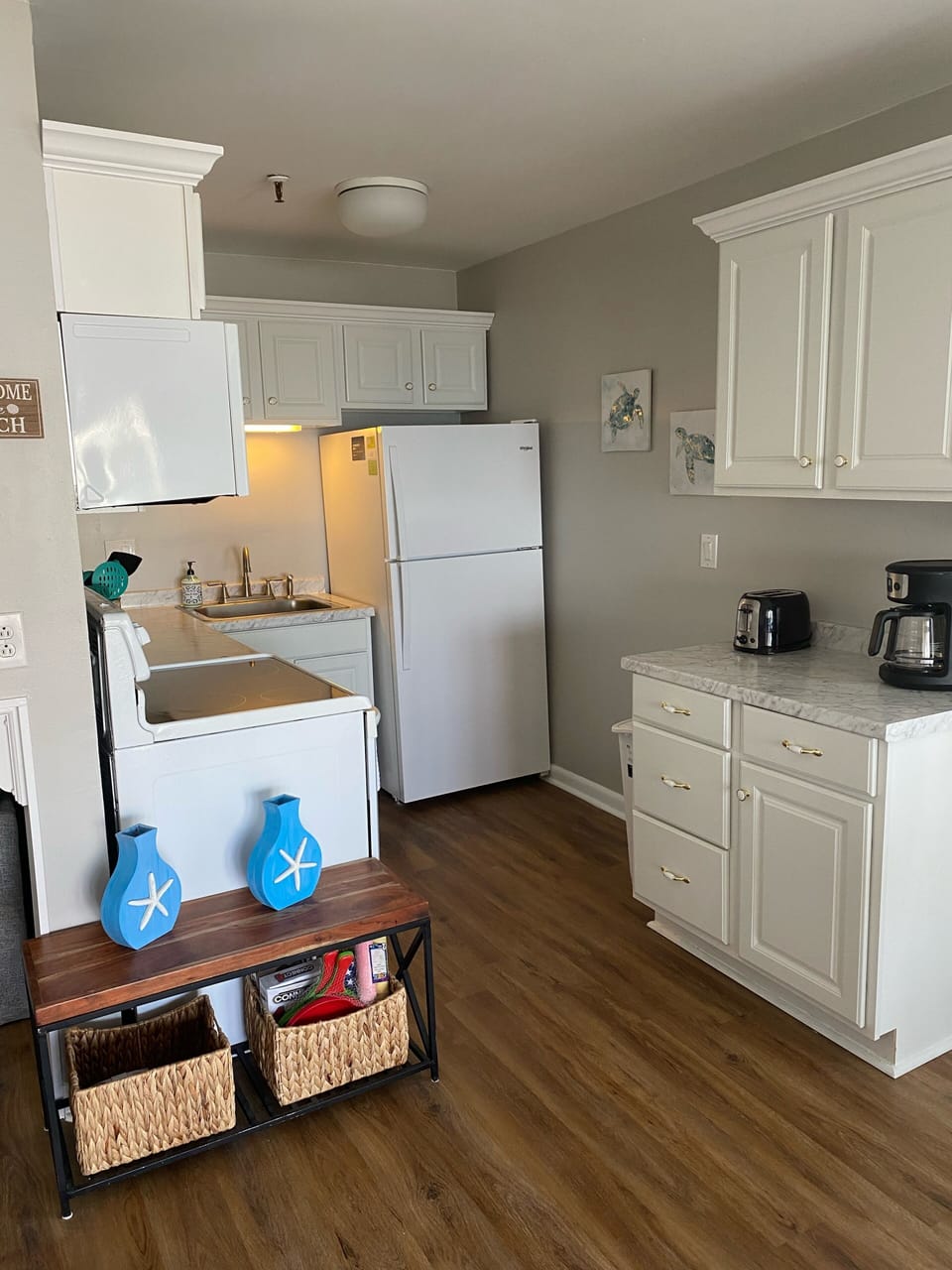 Fully stocked kitchen 