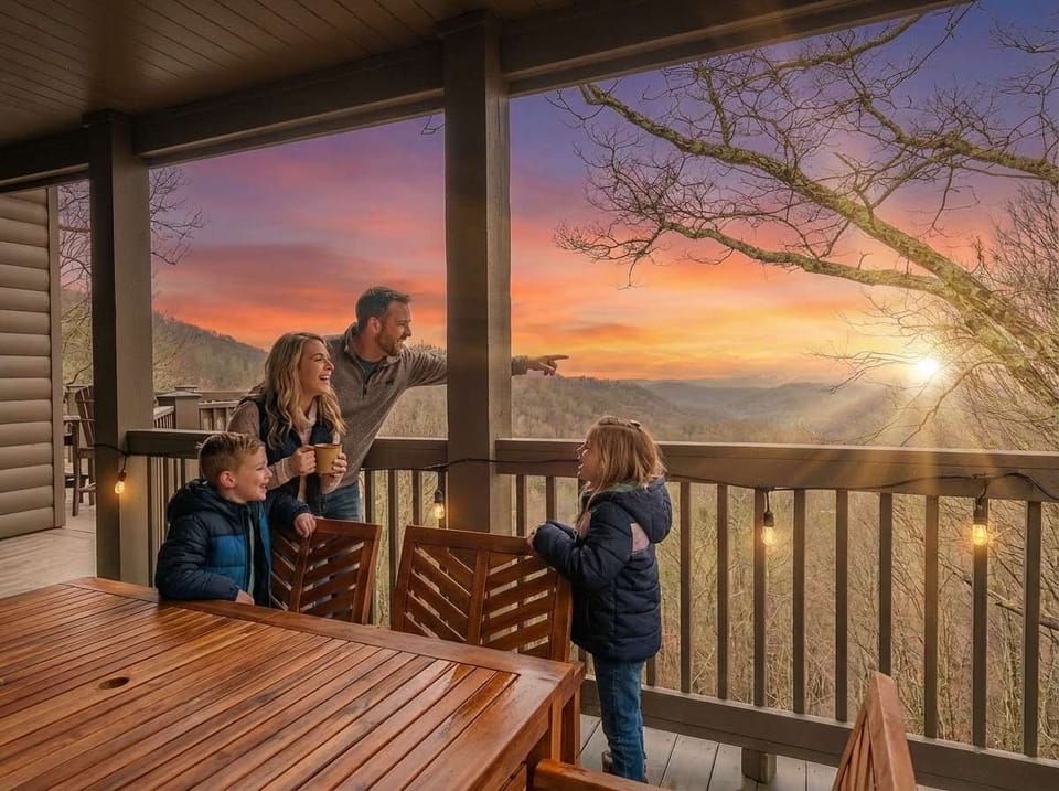extra dining space on the lower deck