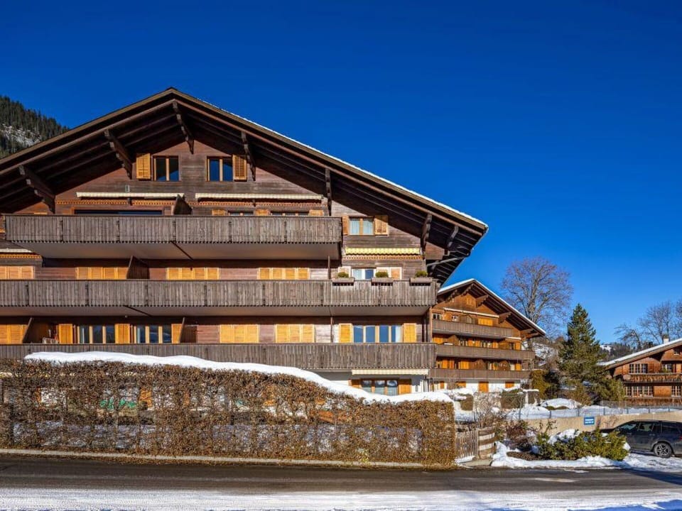 Sky, Building, Window, Plant, House, Tree, Wood, Snow, Siding, Slope