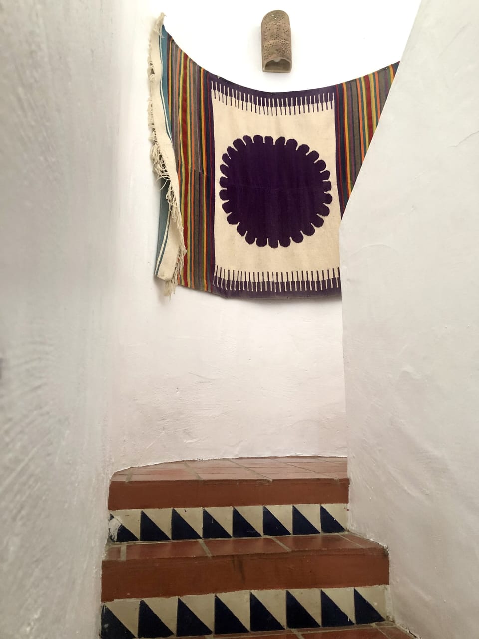 Stairs to bedrooms on second floor