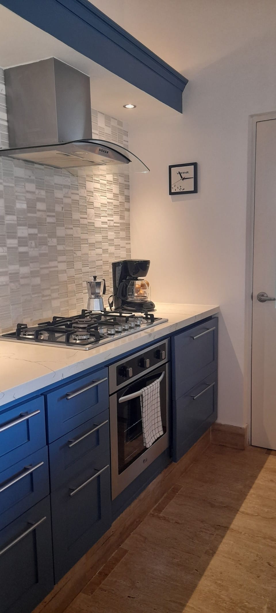Partial view of kitchen.