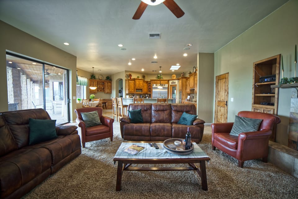 Living Room 2 with gas fireplace