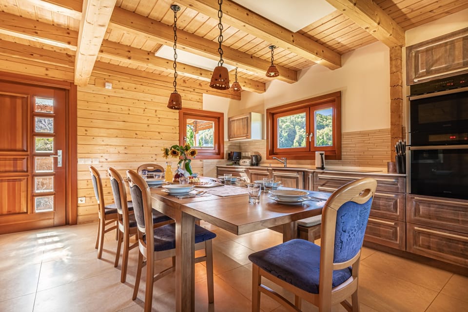 Kitchen and dining area