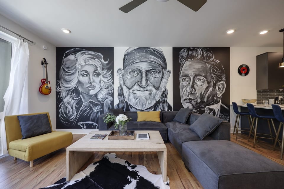 Feel immersed in Nashville as soon as you arrive