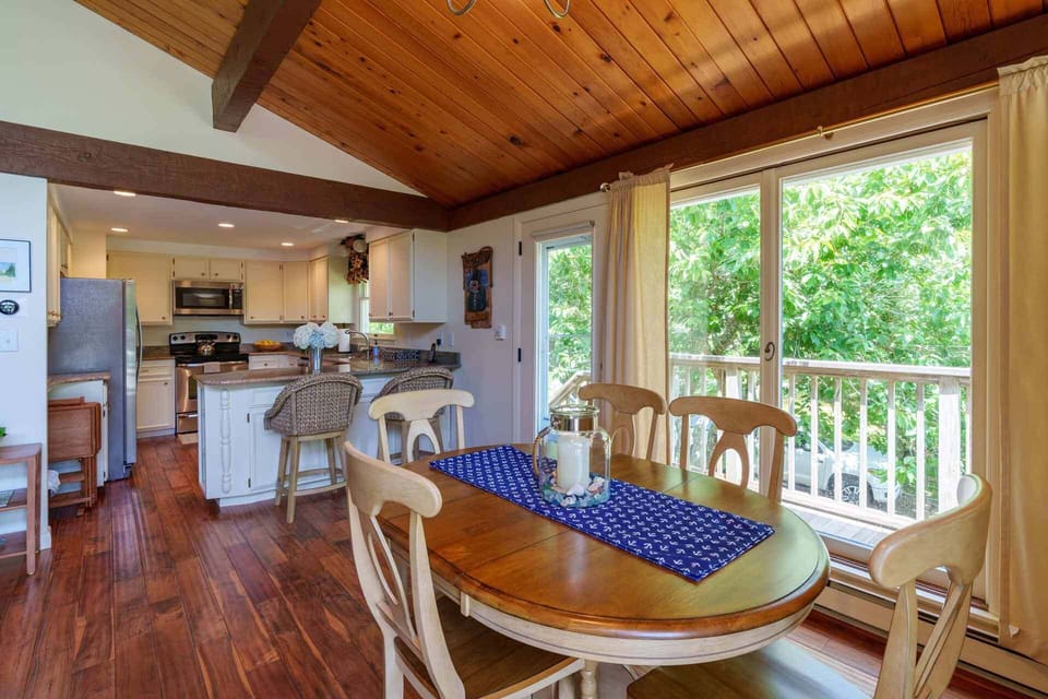 Open Dining and Kitchen